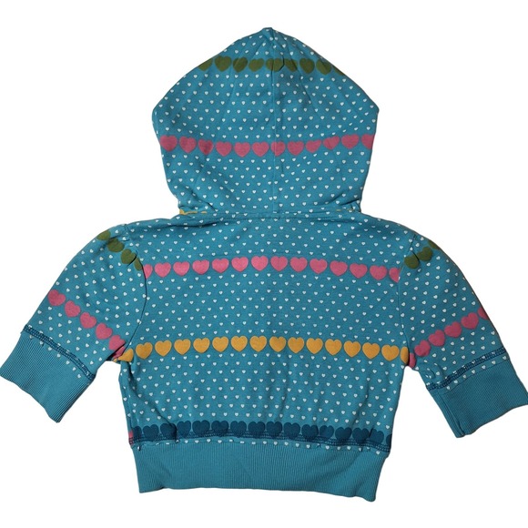 Beautees two-piece short-sleeved heart print hoodie and solid tank top set - Picture 3 of 14